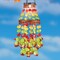 Collections Etc Solar Powered Fall Leaves Hanging Garden Mobile